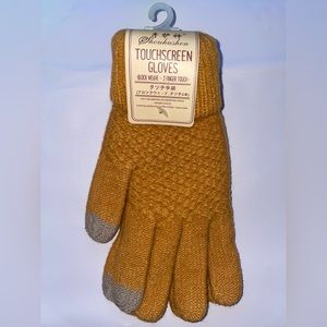 Shouhushen Touch Screen Winter Glove 2 Finger Touch Block Weave One Size Unisex